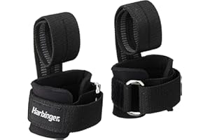 ‎HARBINGER Harbinger Big Grip Non-Slip Lifting Strap with Buckle