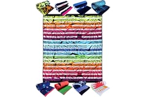 LEBENGOOD, ECOTOWEL Serviette de Plage, Piscine, Chaise Longue, Salle de Bain, Douche, 100% Coton égyptien, Velours, éponge, Absorbant, Doux, séchagE
