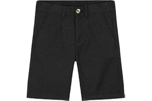 CITYCOMFORT Pantalon Corto Chinos para Niños con 2 Bolsillos y Cintura Elástica