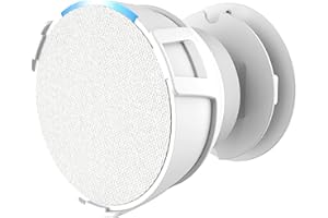 Aokicase Compatible with Amazon Echo Pop Holder, Echo Pop Stand, Echo Pop Stand Holder, No Screws Needed, Speaker Accessories (Echo Pop, White, 1 Piece) JY05