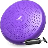 Prosource Core Balance Disc Trainer, 35,6 cm Durchmesser mit Pumpe f&uuml;r Verbesserung der K&ouml;rperhaltung, Fitness, Stabilit&auml;t