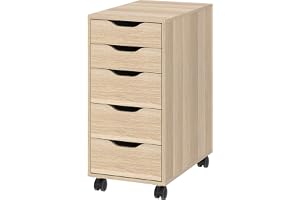 IKEA Alex lådenhet på hjul, 36 x 76 cm, vitfärgad ekeffekt