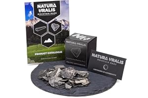 ‎NATURA URALIS Natura Uralis Orenburg Schwarzer Ton | 100g Natürlicher Schwarzer Ton, Dunkelgrau Bis Schwarz - Erstaunlicher Crunch, Befriedigend Erdige, Samtige Und Feste Textur, ASMR-Sensation