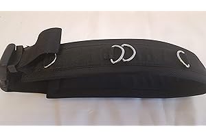 BBI LTD Scaffolding Naylon Blue Tools Belt Pockets Pouch Tool Set - Double Triple Frog Versatile Pocket Tape Level Holder