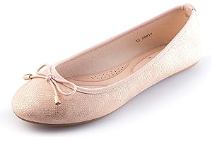MIGILI Ballerine Donna - Bronzo, Argento, Beige, Blu o Tortora - Ballet Flats