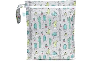 Bumkins Zippered Wet Bag, Cacti