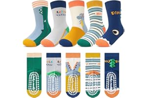 Kyopp 10 par skarpetek dla dzieci, dziewcząt i chłopców, śmieszne skarpetki, zabawne zwierzęta, bawełniane, skarpety Crew Socks na zimę/lato