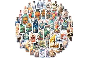 APAREAL Aesthetic Fantasy Aufkleber 50 Stück, Vintage Sticker Set für Koffer Laptop Fahrrad Skateboard Motorrad Scrapbooking Journal Snowboard, Wasserfeste Vinyl Sticker