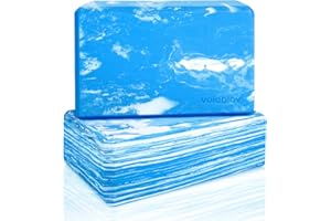 voidbiov 2 blocchi da yoga in schiuma da 22,9 x 15,2 x 7,6 cm, mattoni EVA ad alta densità, supportano la tua pratica e aprono il tuo corpo, ti danno maggiore stabilità ed equilibrio