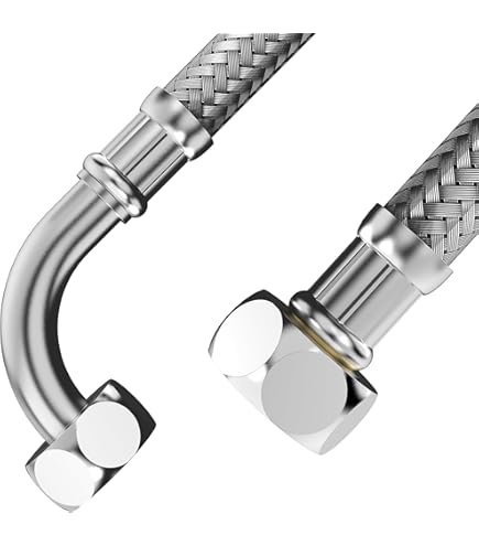 Tubo Acciaio Per Impianto Solare Tubo Flessibile Corazzato 3/4 ÜM X 3/4 AG DN19 Per Impianti Riscaldamento E Solare - Lunghezze Da 30 Cm A 2 Metri Tubo Flessibile Germania