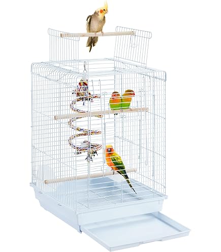 ABOOFAN 2er Set Vogelnest Aus Plastik – Brutnest Für Käfige (16x12 Cm)