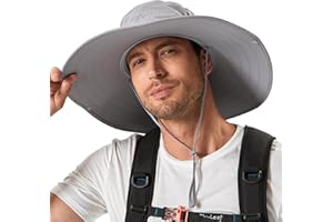 Cooltto Sun Hats for Men/Women with UPF 50+ UV Protection, Wide Brim Waterproof Breathable for Cycling, Fishing, Hiking, Golf, Climbing, Safari, Boating, Gardening and Other Outdoor Sports