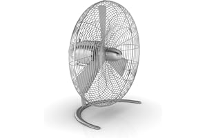 Stadler Form C-040 New Charly High Velocity Fan (Little), 25 W, Gris Metalizado