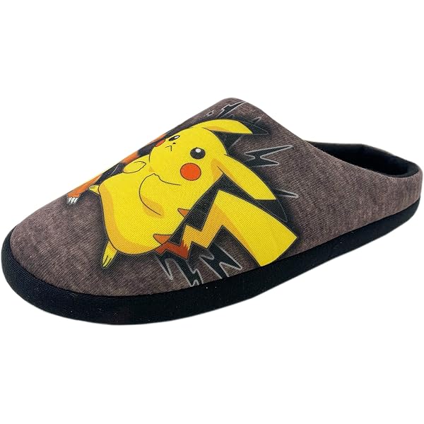 Pantofole Calde Ufficiali Pokemon Pikachu Per Bambini E Bambine – Morbide E Confortevoli, Taglie UK 8-2