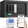 FORFEND Smart Home Safe | WiFi Safe Box App Lock/Alarm | Voice Command, Kidnap Alarm, Tamper Detect, Frozen Mode, Sub Account| Digital Safe Anti Theft