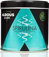 Espirulina Ecológica Premium para 165 días | 500 comprimidos de 500mg con 99% BIO Spirulina | Vegano + Saciante +...