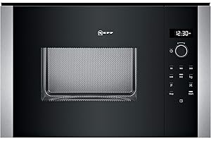 Micro ondes Grill Encastrable Neff HLAGD53N0 - Micro-Ondes + Grill Integrable Inox et noir - 25 litres - 900 W