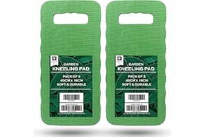 AKH® Garden Kneeling Mat| 40cm x 17cm (16" x 6") | Pack of 2 | Soft and Durable Gradening Kneeling Pad | Rectangular Garden Mat with a Cut Out Carry Handle