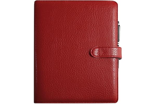Exacompta - 82555E - Organiseur Exatime 21 Baltique - 19 cm x 23 cm - Septembre 2022 à Décembre 2023 - Coloris rouge