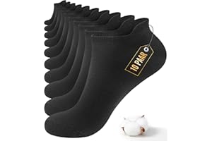 BOBELLE 10 Paar Sneaker Socken Herren Damen,Sportsocken Halbsocken Kurze Atmungsaktiv Baumwolle Socken