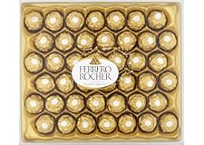 Ferrero Rocher Pralines, Chocolate Gift, Christmas Chocolate, Large Chocolate Box Covered in Milk Chocolate and Nuts, Box of 