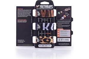 Gruv Gear FretWraps "Safari" Gitarrensaiten-Dämpfer, Safari-Druck, klein, 3er-Pack
