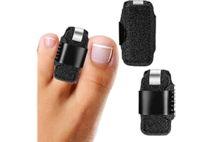SPANN Toe Splints for Straightening Toes Straightener Adjustable Toe Corrector Brace for Men Women Toe Injuries Fractures Sprains 2Pcs