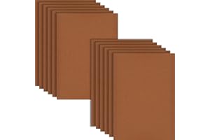 HXJDAM 10 Pcs 20x30cm Brown Felt Fabric, 2mm Thick Brown Felt Sheets, Felt for Crafting & Arts, Sewing & DIY Projects, Halloween Christmas Fabric Fall Felt