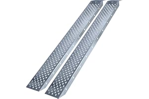 MASKO® 2X rampa Max 400kg per paio | Bacino di carico | acciaio zincato | antiscivolo | 200kg* per unità | per autovetture quad ATV per motociclette