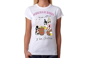 FUNNY CUP Camiseta Despedida de Soltera con Altura y sin jartura. Divertida para Amigas de la Novia