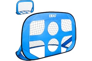 EJEAS But de football pop-up 2 en 1 pour enfants, jardin et entraînement de football