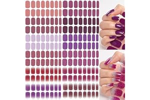 NAILDOKI Autocollant Ongle 3D Nail Stickers, Nail Art Auto-Adhésif Ongle Décalque Belle Mode Décoration pour Femmes Filles
