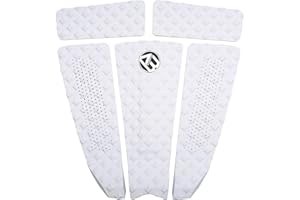 AQUBONA 5 pezzi EVA Surfboard Deck Trazione Pad con Kicker per Stomp Skimboard, Surf Boards, Funboard, Fish Board