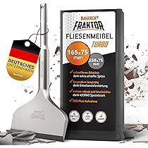 Scalpello Per Piastrelle SDS-Plus 300mm - Spatola Angolata Professionale Per Ceramica E Pavimenti - Foto 3