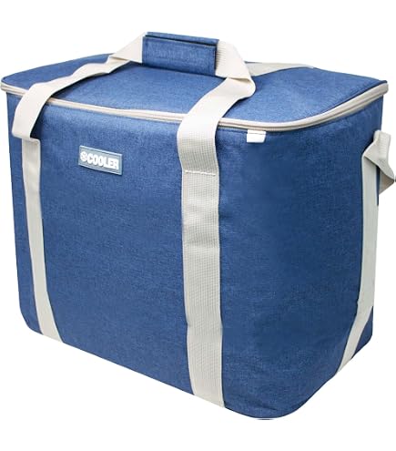 Cool Bags - Borsa termica da 30 l, pieghevole, a prova di perdite, per picnic, birra, congelatore, riutilizzabile, per spiaggia, campeggio, viaggi di lavoro
