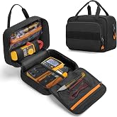 Rexmica Tool Bag for Digital Multimeter/Electrician Tester | Small Tool Bag, Electrician Utensil Storage with Multiple Pocket
