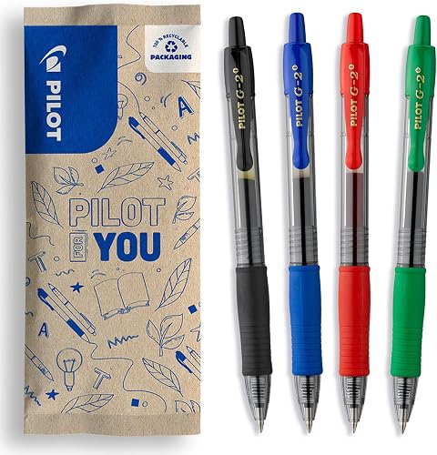 PILOT - 4 G2 Plus - Bolígrafo Tinta Gel - Recargable - Multicolor | Roller Tinta