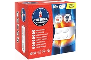 ‎THE HEAT COMPANY THE HEAT COMPANY Wärmegürtel - 10 Stück Vorteilspack - EXTRA WARM - Preis-Leistungs-Sieger - 12 Std. wohlige Wärme - sofort einsatzbereit - luftaktiviert - rein natürlich - für alle Größen: S-XL