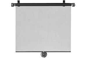 Walser Samochodowa roleta przeciwsłoneczna, ochrona przed słońcem, 2 sztuki rolet przeciwsłonecznych do samochodów osobowych, na boczne okna, 43 x 56 cm, z przyssawkami