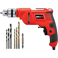 IBELL Electric Drill ED06-91, 400W, Copper Armature, 2800 RPM, Chuck 10 mm Forward/Reverse for Wood & Metal Work with Variabl