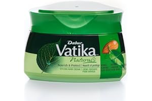 Dabur Vatika Naturals krem do włosów pielęgnujący i chroniący stylizację henna 140 ml