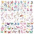 Tatouages Paillettes Enfant - 150+ Motifs Licorne, Sirène, Papillon - Étanches Et Temporaires - Cadeau Fête