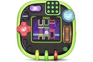 VTech RockIt Twist - Console de jeux éducative pour enfant, vert translucide