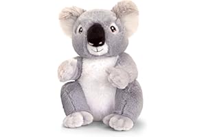 KEEL TOYS KEELECO - Peluche 100% recyclée - Jouet écologique pour Enfant - Peluche Koala 18cm - SE6268