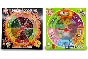 Katsy Style Double Dares Hot or Not Jelly Bean Game - Paquete de 100 g (paquete de 2) | Desafío de caramelo giratorio con sabores frutales y sorpresa, diversión para niños y adultos