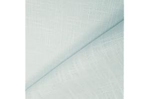 AKTIVSTOFFE Holmar - tessuto lino prelavato industrialmente - stoffa al metro (Luce Azzurro)