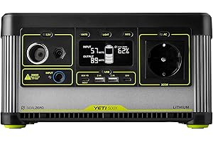 Goal Zero Yeti Tragbare Powerstation - Yeti 500X mit 497 Wattstunden Akkukapazität - Wiederaufladbarer Solargenerator für Camping, Reisen, Outdoor und Heimgebrauch