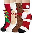 YSense Snug Womens Fluffy Socks Cosy Bed Socks, Soft Fuzzy Socks for Ladies, Girls Winter Thermal Comfy Socks Warm Gifts Best Present Ideas for Christmas Brithday Valentines