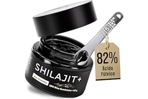 5 ELEMENTUM Shilajit Original del Himalaya de Alta Dosis Para Hombres – 82% de ácido fúlvico 50g