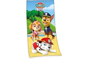 ‎KLAUS HERDING GMBH Herding PAW PATROL Badetuch, 150 x 75 cm, Baumwolle, Mehrfarbig